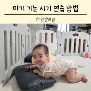 아기 기는 시기 연습 방법 주의할 점