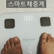 스마트 인바디 체중계로 체지방 측정