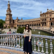 [ 스페인여행 ] 세비야 스페인광장, 알카사르, 황금의 탑 : 세비야 맛집, 날씨 등