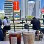 일본 후쿠오카 카페 추천, 나카스강뷰 TOFFEE park(토피파크) +명경지수 나카스(라멘 맛집)
