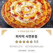 서면배달맛집 피자덕, 피자맛집 피지덕