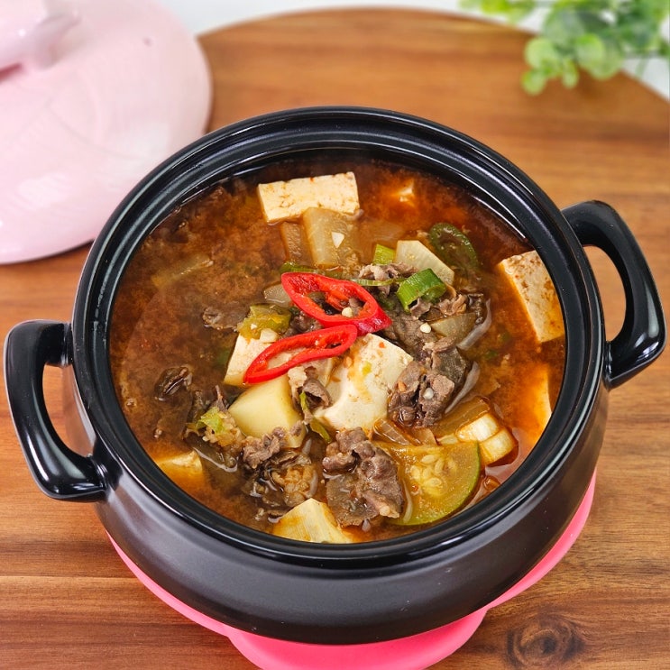 백종원 차돌박이 된장찌개 맛있게 끓이는법 고깃집 차돌된장찌개 레시피 : 네이버 블로그