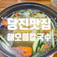[당진 장고항 맛집] 칼국수, 보리밥 맛있는 해오름해물칼국수 후기
