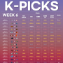[NFL K-PICKS] 6주차 경기 결과 예측 및 추천 경기