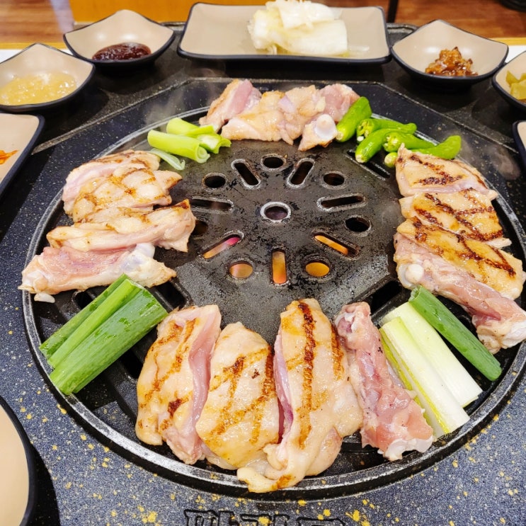 야탑역 맛집 팔각도 숯불닭갈비 내돈내산 후기 : 네이버 블로그