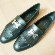:: shoes - 에르메스 (HERMES) Royal 로퍼 (로얄 로퍼 / 블랙, 골드)