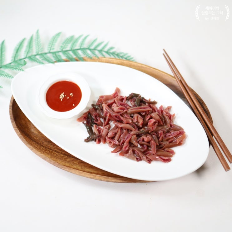 개불 손질 자세히 개불 철 독특한 해산물 요리 집에서 소주안주 : 네이버 블로그
