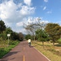 북한강 강변길 대성리에서 자전거 타기
