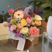 운양동 꽃집 보타닉가든에서 너무 만족스러운 꽃바구니 찐 후기!