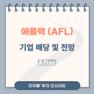 애플랙 Aflac (AFL) 배당 정보 및 주가 전망