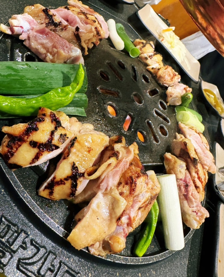 두정동 닭갈비 맛집 팔각도 : 네이버 블로그