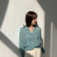 ESSENTIAL CASHMERE COLLECTION / ALIZE COLLAR KN