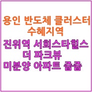 남사 반도체클러스터 수혜 진위서희스타힐스더파크뷰 미분양아파트