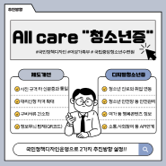 국립중앙청소년수련원 All care "청소년증"추진방향 설정!