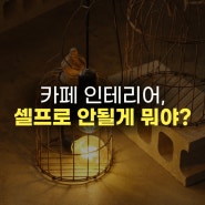 [카페 인테리어, 셀프로 안될게 뭐야?] 목포, 남악 커피숍 창업 준비한다면 주목!