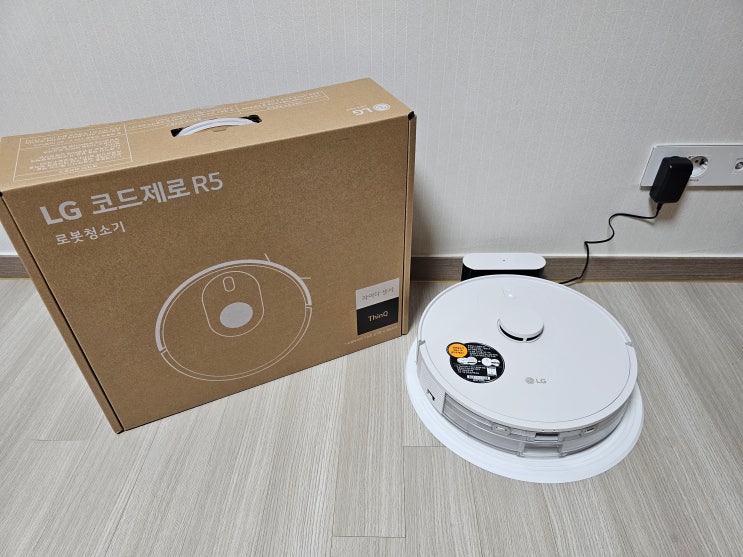 LG 로봇청소기 코드제로 R5 R580HK 물걸레 겸용 리뷰해봄 : 네이버 블로그
