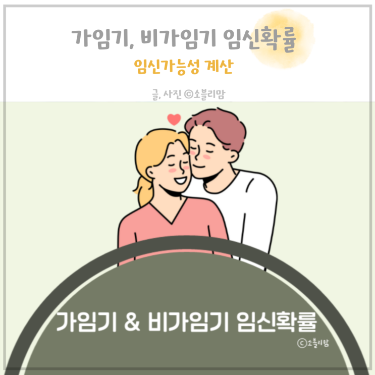 비가임기 임신확률 배란일 가임기 뜻 임신가능성 계산 : 네이버 블로그