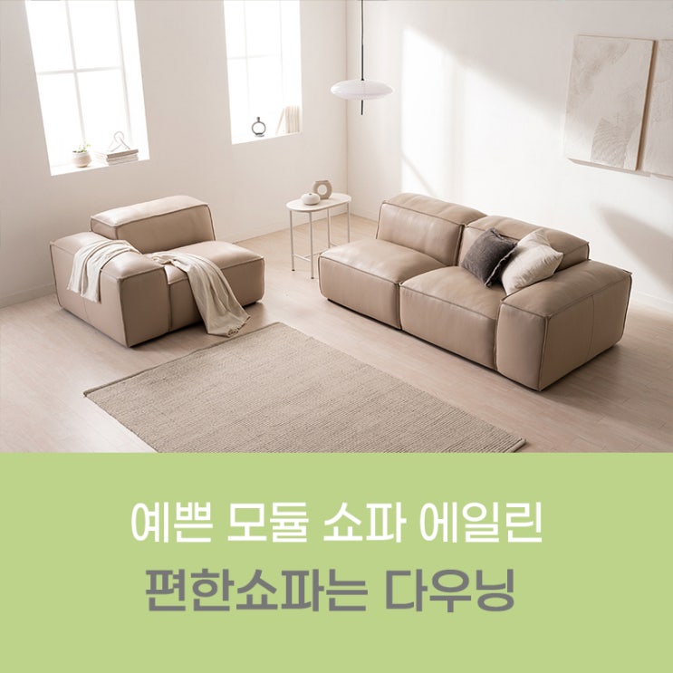 편하고 예쁜 쇼파 찾으신다면 모듈 쇼파 에일린 : 네이버 블로그