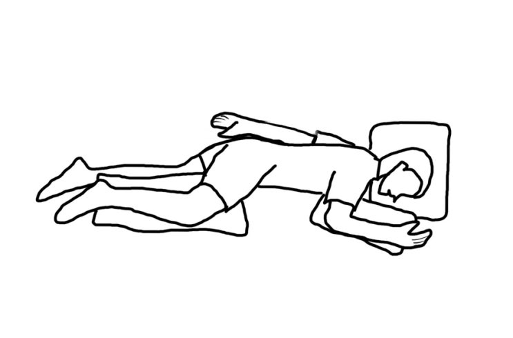 심스 체위 자세 sims position, 반복위 자세 semi prone position : 네이버 블로그