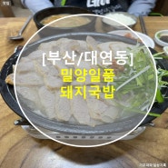 [부산/대연동] 밀양일품돼지국밥 방문 후기