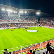 국가대표 축구 A매치 수원월드컵 경기장 시야방해석 후기