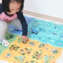 3세 4세 5세 아기 퍼즐 유아 자동차 레일 장난감 앙파파 빙빙카