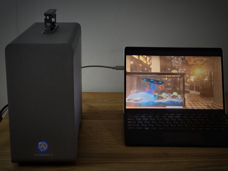 서피스 프로9 성능 검토기(1) : EGPU+RX6600 민속놀이 : 네이버 블로그