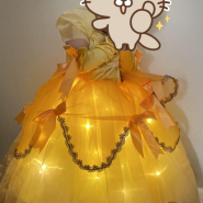 [내돈내산 파티용품] 공주병 쪼꼬미를 위한 LED 반짝이는 프린세스 드레스