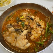 여수 혼밥 가능 아구탕 맛집 복춘식당