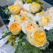 [과천꽃집:꽃,일랑] 장미를 사랑하는 당신께 “실바써니&랑 로즈 꽃다발”