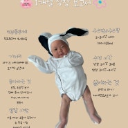 D+30~D+38 육아일기 / 0-1개월 아기 성장 보고서♥