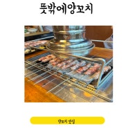 서울 홍대/홍대입구역 양꼬치 맛집 [뜻밖에양꼬치]