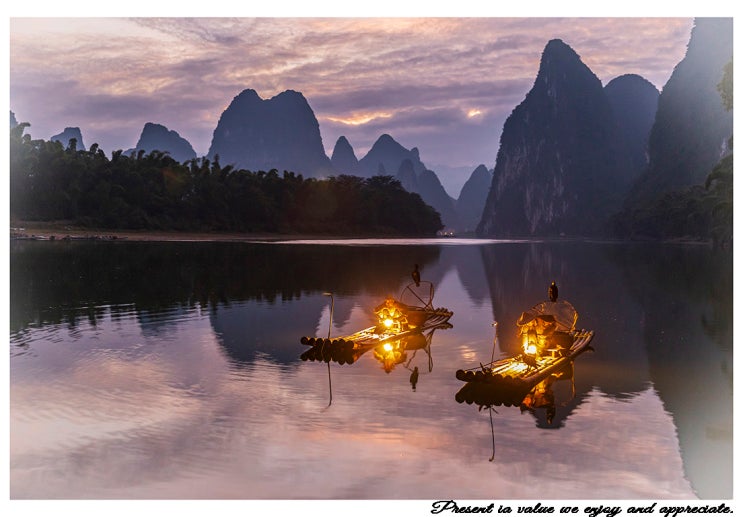 [중국 계림 여행] 여명이 아름다웠던 리강(Li River) 황포탄에서의 아침 : 네이버 블로그
