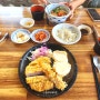 제주 성산일출봉 근처 맛집 범식당 : 연어덮밥, 흑돼지 돈까스 치즈모듬카츠