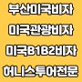 부산 미국관광 비자 발급 받기, 6개월체류, 협력업체방문, 상용목적등 미국 B1B2 비자 최고의 전문가가 발급을 도와 드려요.