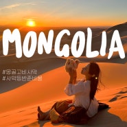 몽골여행 고비사막에서 일몰 보기 옷, 모자, 신발, 준비물 리스트