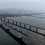 [양평 양수리] 북한강 줄기 끝자락 양수리 합류지점 드론 뷰 그리고 은행나무