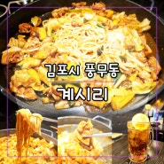 자극적이지 않아 더 맛있는 김포 철판 닭갈비 맛집 계시리 (feat. 하이볼)