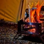 가볍고 간단한 조립식 캠핑 화로대 아웃도어웍스 울프앤마운틴 불놀이용품