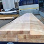 실내계단 바닥재 레드파인 나무 계단판