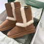 락피쉬 시어링 어그부츠 SHEARLING WINTER BOOTS 체스트넛 240사이즈 착용 사진