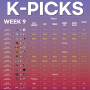 [NFL K-PICKS] 9주차 경기 결과 예측 및 추천 경기