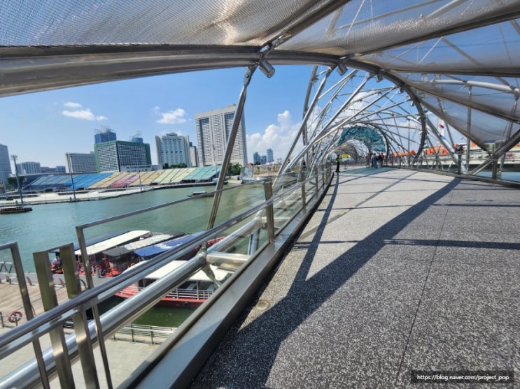 [싱가포르 자유여행] 헬릭스 브리지 Helix Bridge 를 건너 F1 경기장 입....