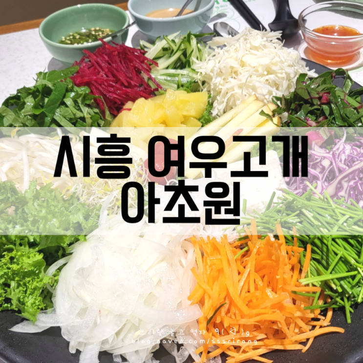 시흥 여우고개 월남쌈 무한리필 전문점 "아초원" 월남쌈 쌀국수...
