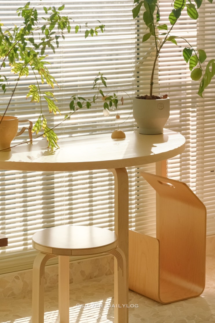 아르텍 95 half round table 구매후기 : 네이버 블로그