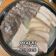부산 남포동 국밥 맛집 양산집