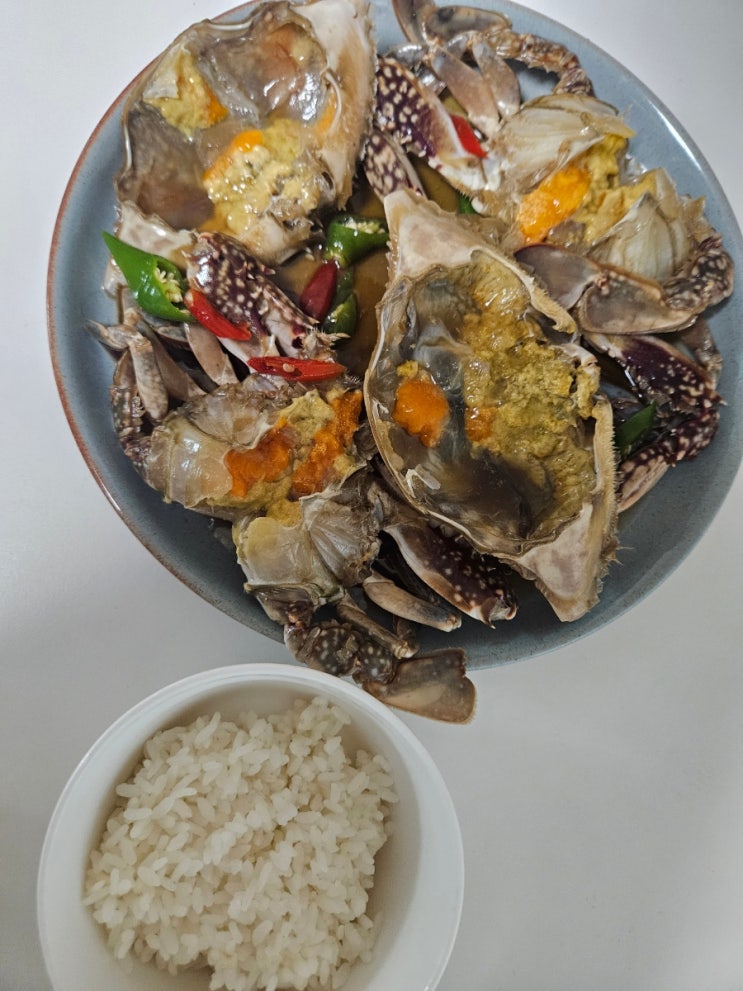 암꽃게 간장게장 맛있는 대궐 알배기꽃게 후기 : 네이버 블로그