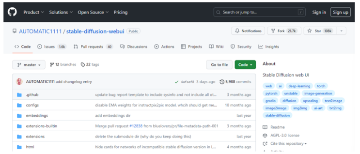 Stable Diffusion WEB UI 설치 : 네이버 블로그