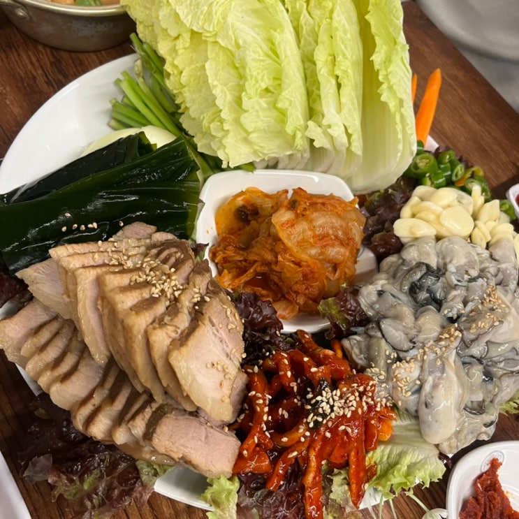 마곡 맛집 굴보쌈 홍어삼합 해물삼합전문점 남도술상 : 네이버 블로그