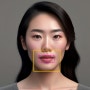 중성적인 여자 얼굴 비율 - 여자 남상에서의 하관 크기